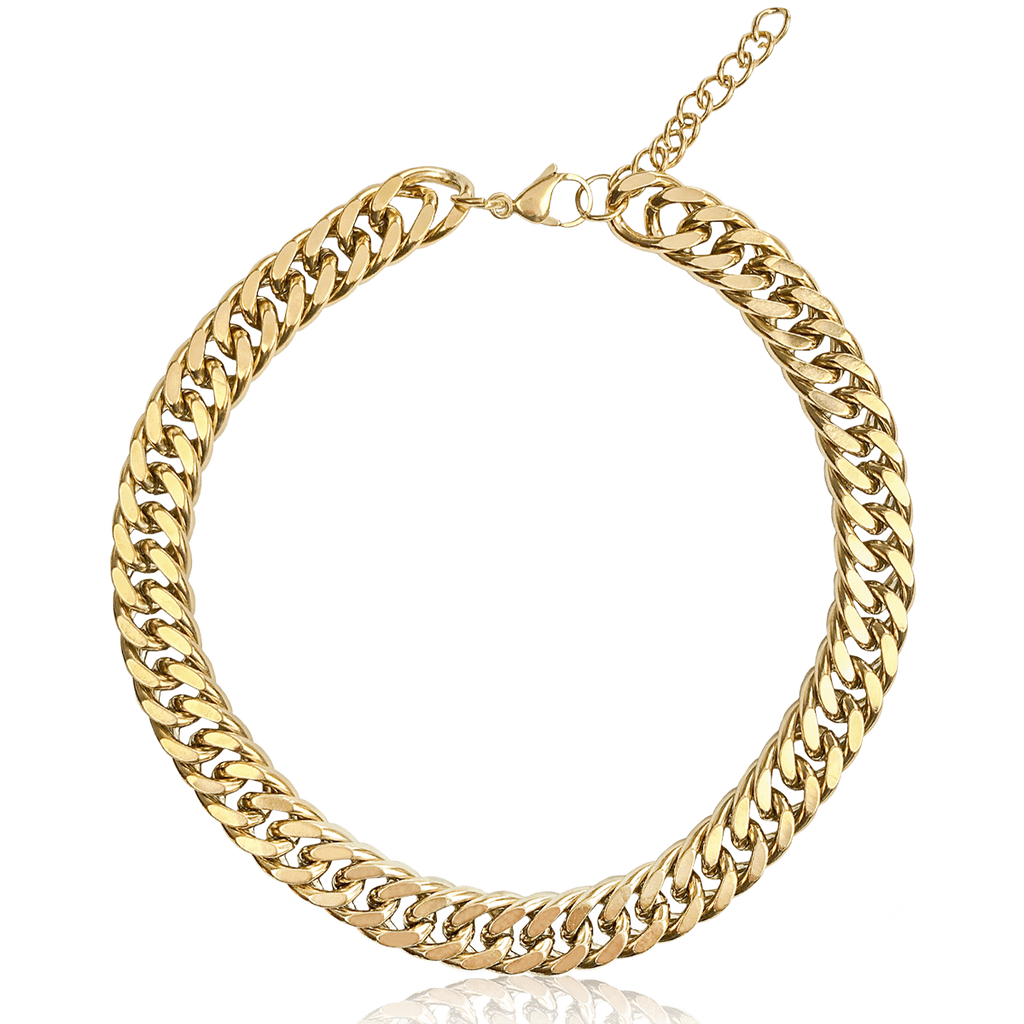 Gold Thick Chain Necklace