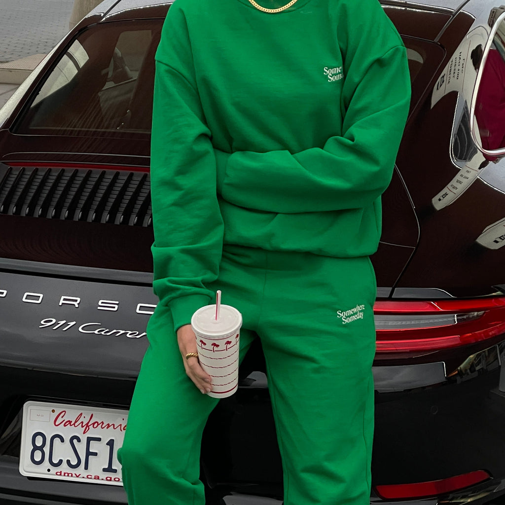 Green Sweatsuit