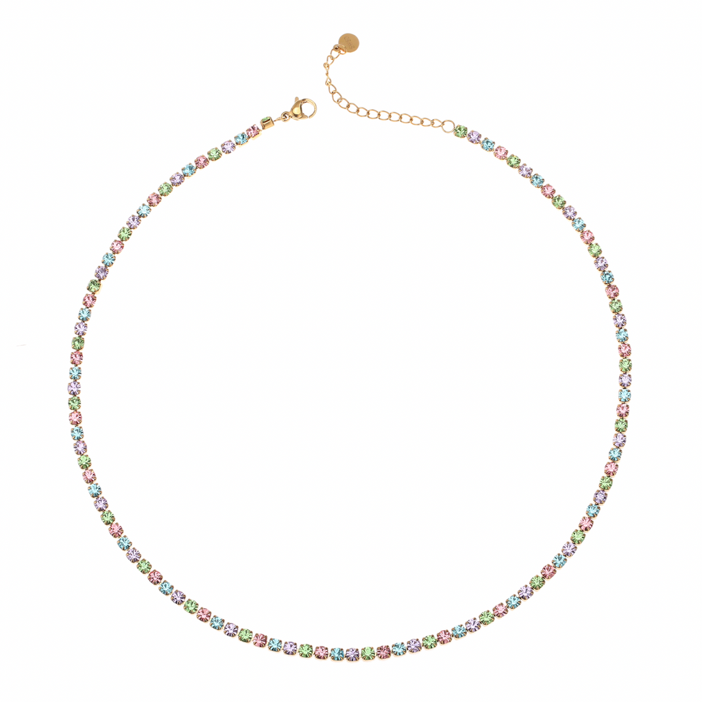 Pastel Diamond Necklace